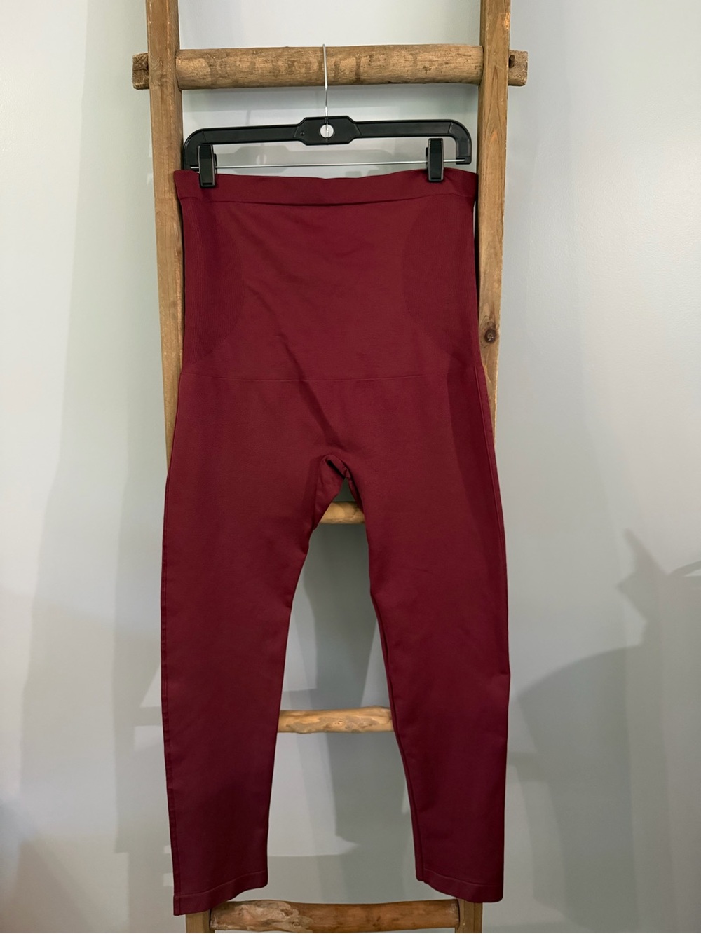 Shapermint High-Waist Burgundy Leggings for Women